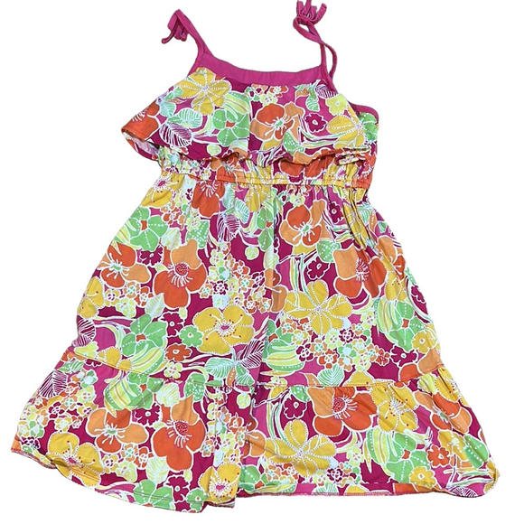 1989 Place Other - Floral Kids Dress - Pink, Orange, Yellow box 5